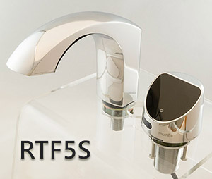 The RTF5S Electronic, Hands Free, Motion Sensor, Water Saving, and Automatic Faucet is at your fingertips.