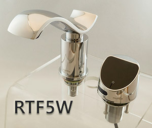 The RTF5W Electronic, Hands Free, Motion Sensor, Water Saving, and Automatic Faucet is at your fingertips.
